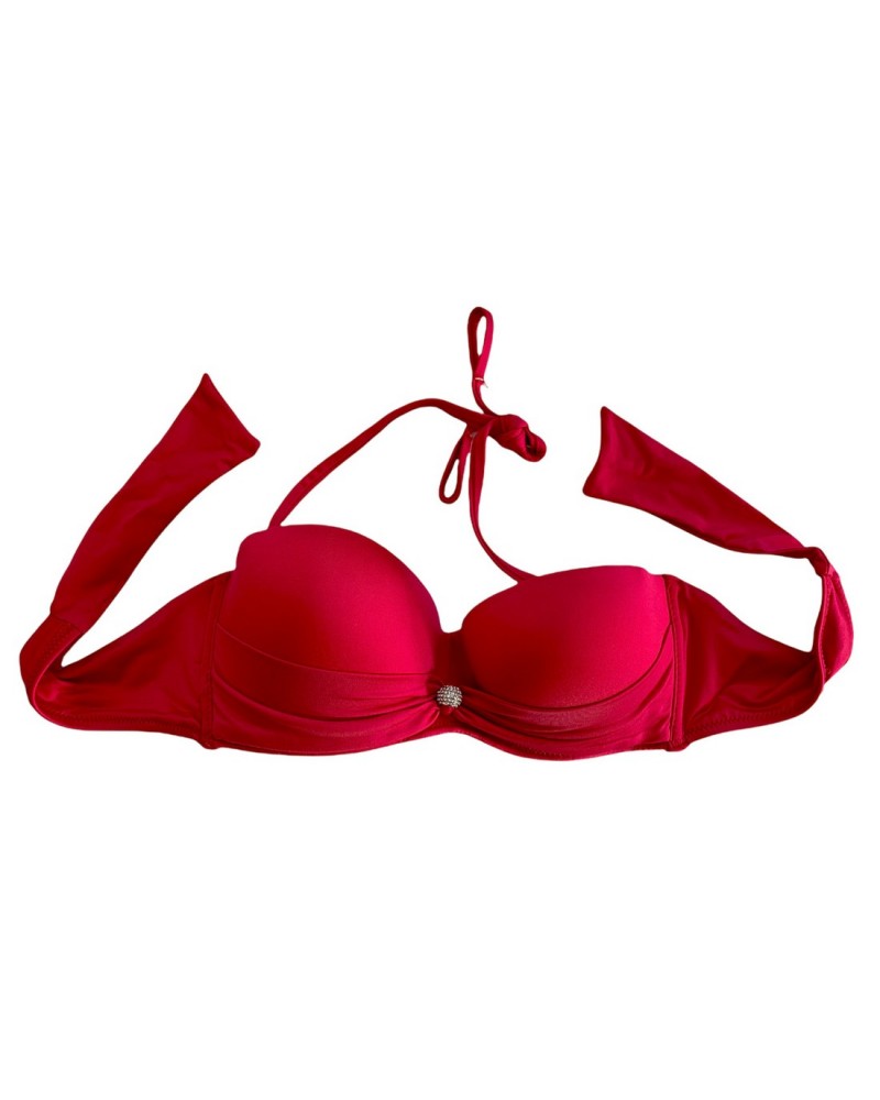 Reggiseno Fascia Balconcino Mare Coppe Push Up Lormar