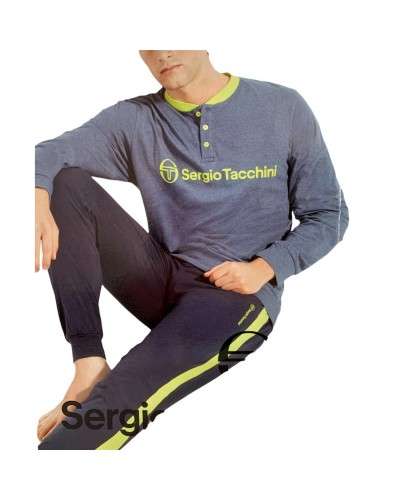 Pigiama Uomo Cotone Manica Lunga Sergio Tacchini