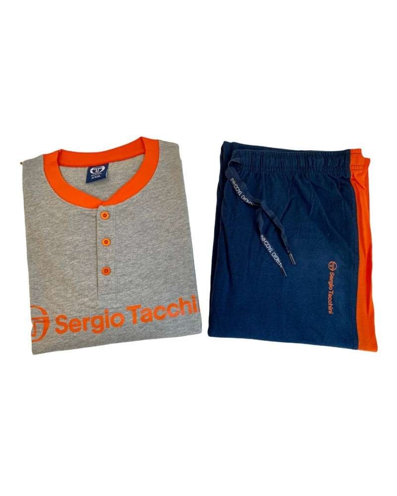 Pigiama Uomo Cotone Manica Lunga Sergio Tacchini