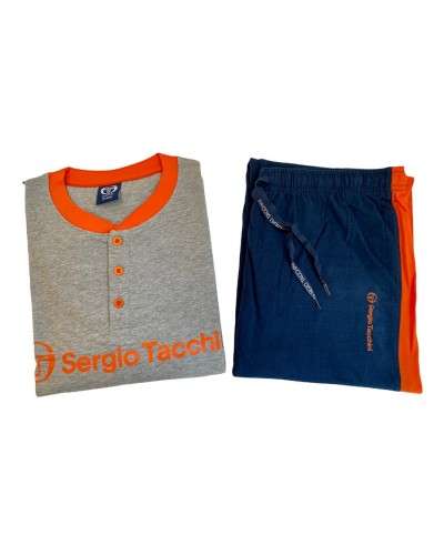 Pigiama Uomo Cotone Manica Lunga Sergio Tacchini