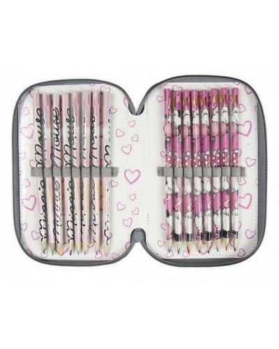 Astuccio Scuola Triplo Minnie Disney Giotto Confezione 42 Pezzi