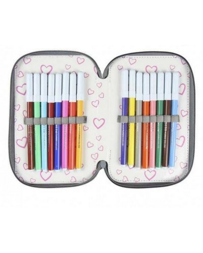 Astuccio Scuola Triplo Minnie Disney Giotto Confezione 42 Pezzi