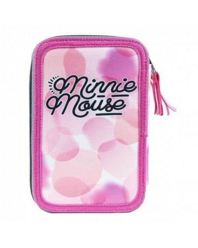 Astuccio Scuola Triplo Minnie Disney Giotto Confezione 42 Pezzi