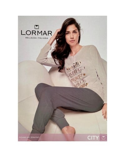 Pigiama Donna Cotone Modal Lormar