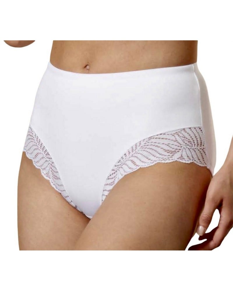 Guaina Panciera Donna In Cotone E Pizzo