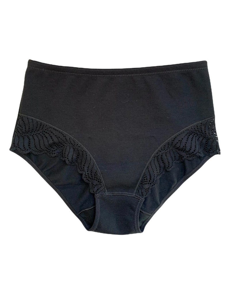 Guaina Panciera Donna In Cotone E Pizzo
