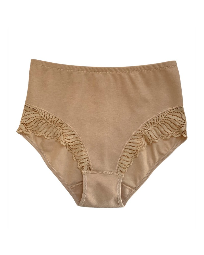 Guaina Panciera Donna In Cotone E Pizzo
