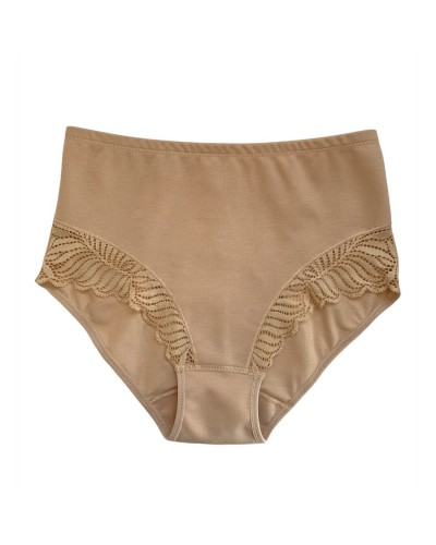 Guaina Panciera Donna In Cotone E Pizzo