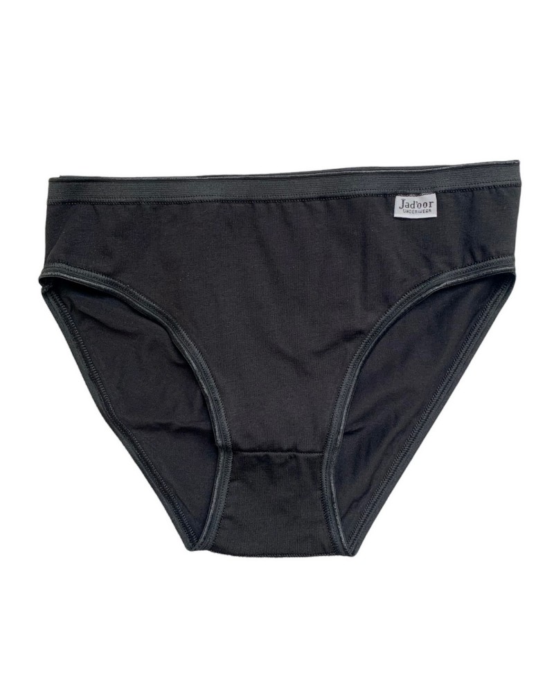 Slip Donna Cotone Bielastico Elastico Esterno Jador Confezione 6 Pezzi