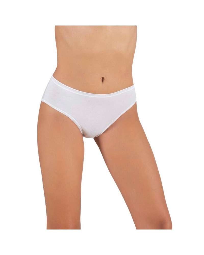 Slip Midi Donna Cotone Bielastico Elastico Esterno Jador Confezione 6 Pezzi