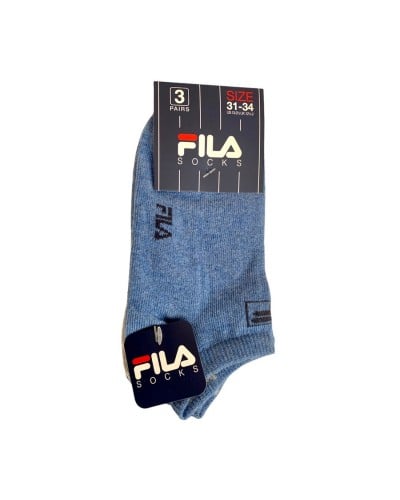 Calza Fantasmino Bambini Cotone Fila Confezione 3 Paia
