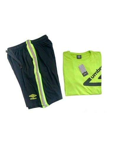 Completo Uomo Cotone T-Shirt E Bermuda Corto Umbro