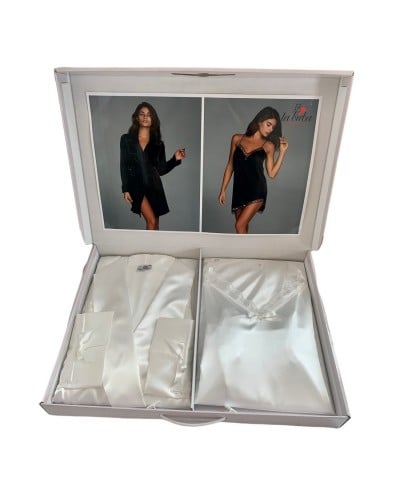 Parure Completo Donna Sposa In Raso La Birba