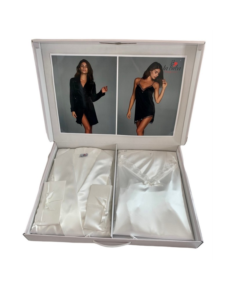 Parure Completo Donna Sposa In Raso La Birba