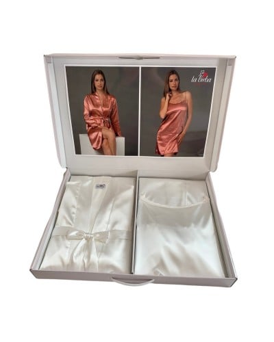 Parure Completo Donna Sposa In Raso La Birba