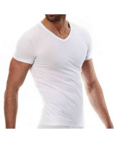 T-Shirt Uomo Cotone Elasticizzato Punta Esternabile Pepenero