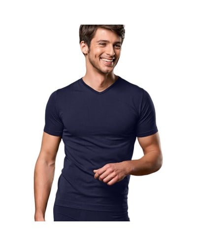 T-Shirt Uomo Cotone Elasticizzato Punta Esternabile Pepenero