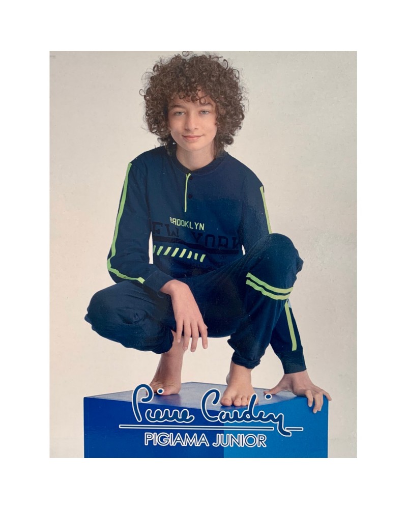 Pigiama Ragazzo Cotone Manica Lunga Pierre Cardin