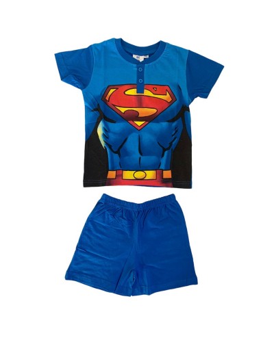 Completo Bimbo Corto Cotone Superman DC Universe