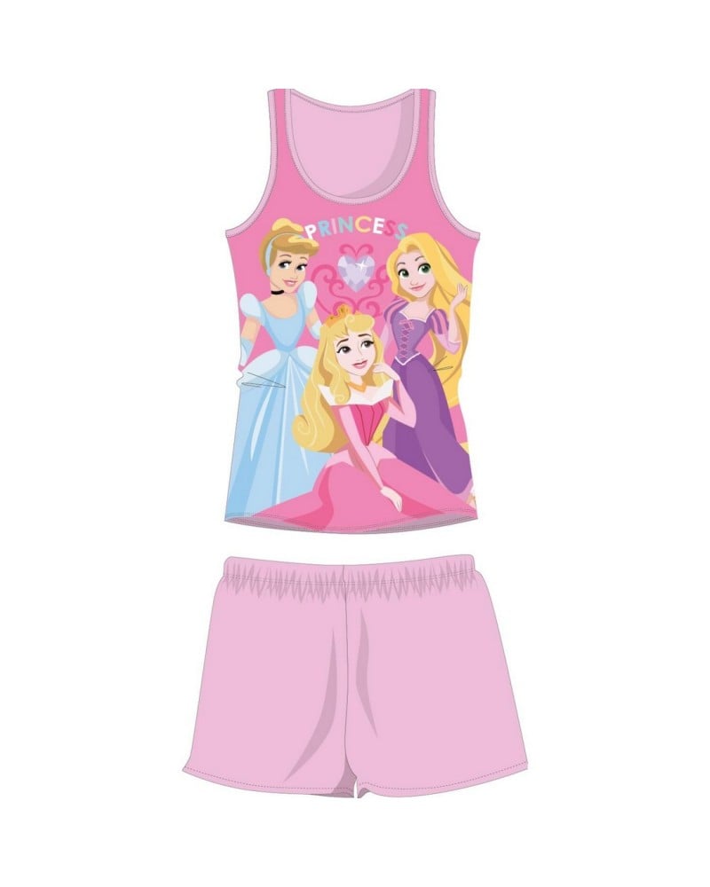 Completo Bimba Corto Cotone Le Principesse Disney