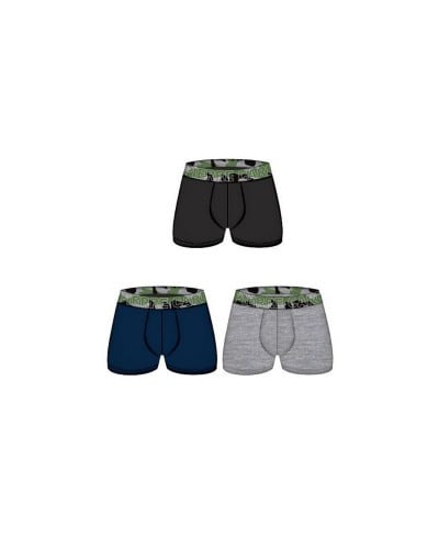 Boxer Uomo Cotone Bielastico Elastico Military Pierre Cardin Confezione 3 Pezzi