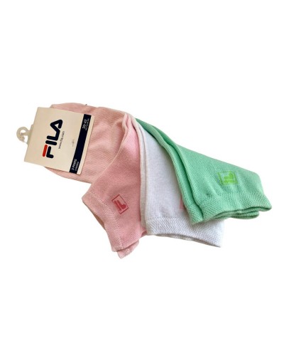 Calzino Donna Cotone Colorati Fila Confezione 3 Paia
