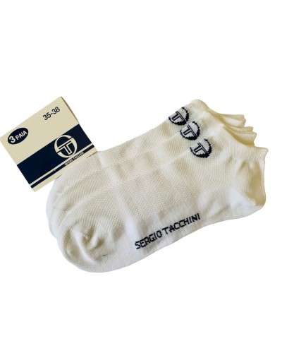 Fantasmino Piquè Unisex Sergio Tacchini Confezione 3 Paia
