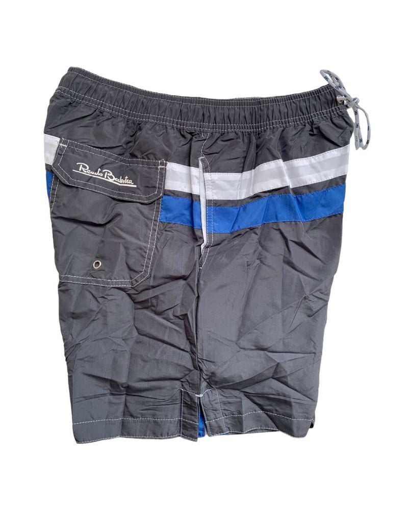 Boxer Mare Uomo Bermuda Medio Righe Renato Balestra