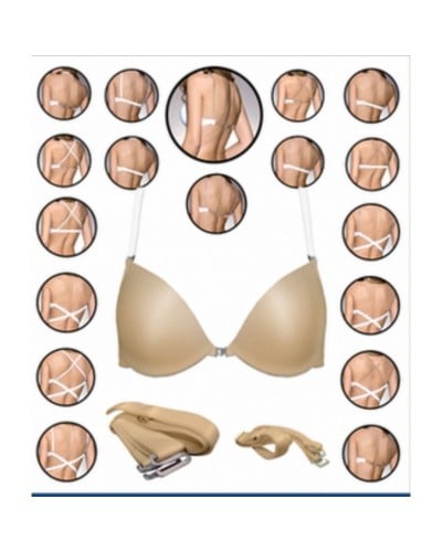 Reggiseno Multiposizione Multifunzione Microfibra Lormar