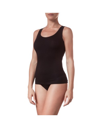 Canottiera Donna Cotone Bielastico Spalla Larga DVN