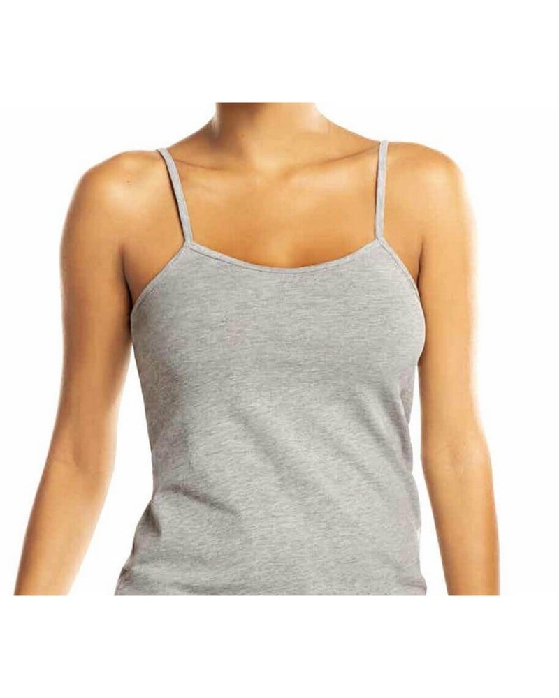 Canottiera Donna Cotone Bielastico Spalla Stretta DVN