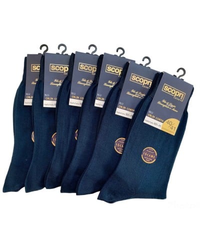 Calza Corta Uomo Chiffon Filo Di Scozia Confezione 6 Paia Scopri