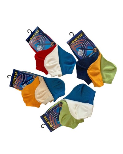 Fantasmino Donna Cotone Colorato Duesse Confezione 12 Paia