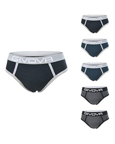 Slip Ragazzo Givova Cotone Elasticizzato Confezione 6 Pezzi
