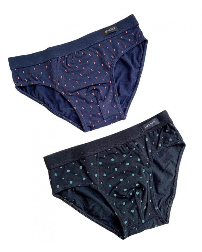 Slip Uomo Cotone Bielastico Mabrat Confezione 2 Pezzi