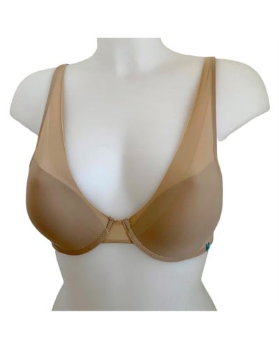 Reggiseno Balconcino Microfibra Push Up Infiore Cuciture Invisibili