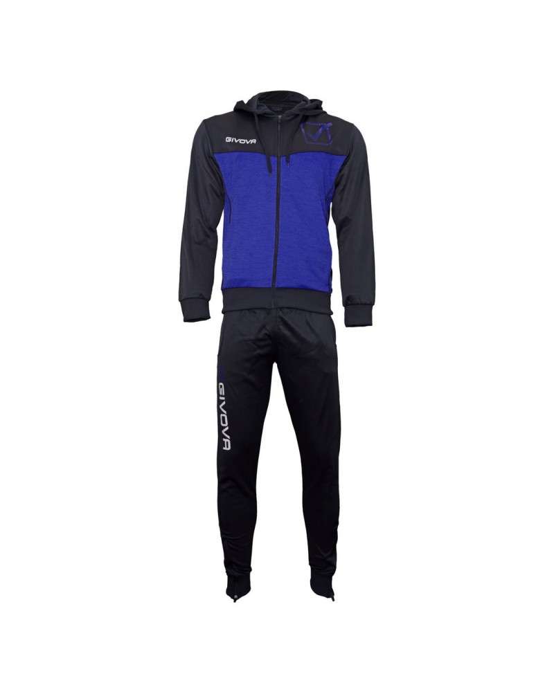 Tuta Unisex Tessuto Melange Con Cappuccio Givova Tuta Unisex Tessuto Melange Con Cappuccio Givova
