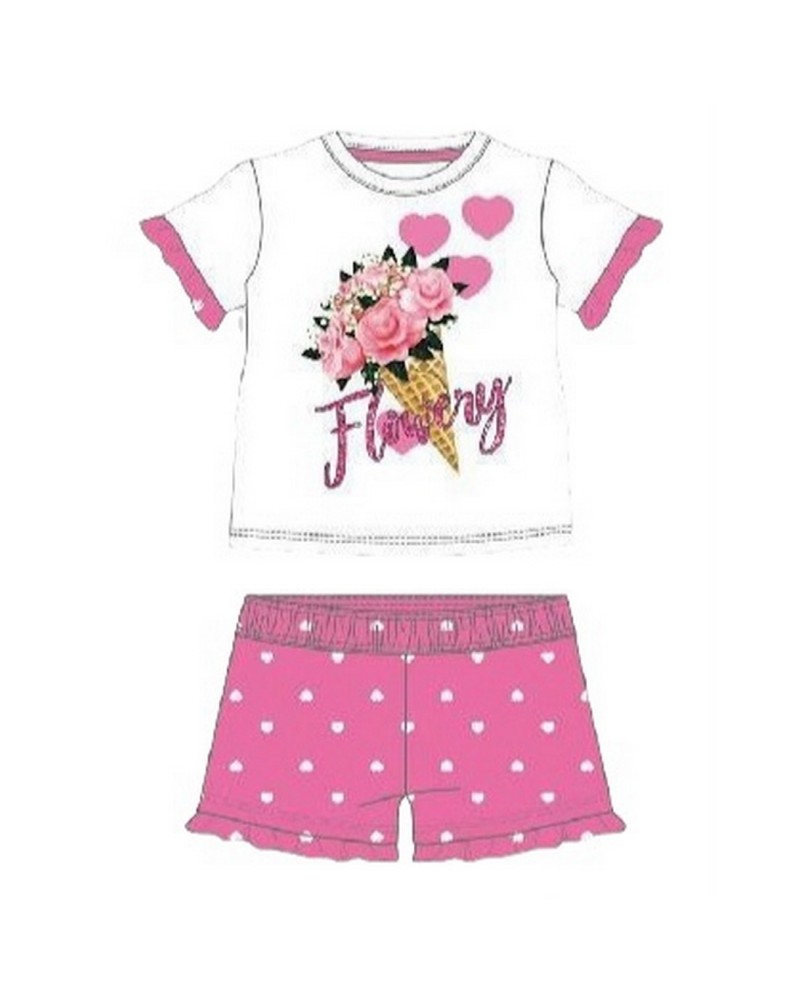 Completino Bimba Cotone Corto Young Stars