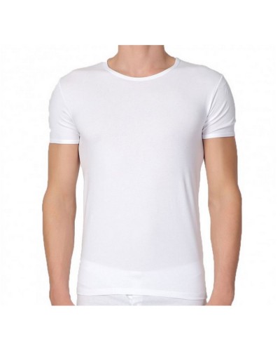 Maglia uomo mezza manica Angels21 cotone bielastico scollo tondo