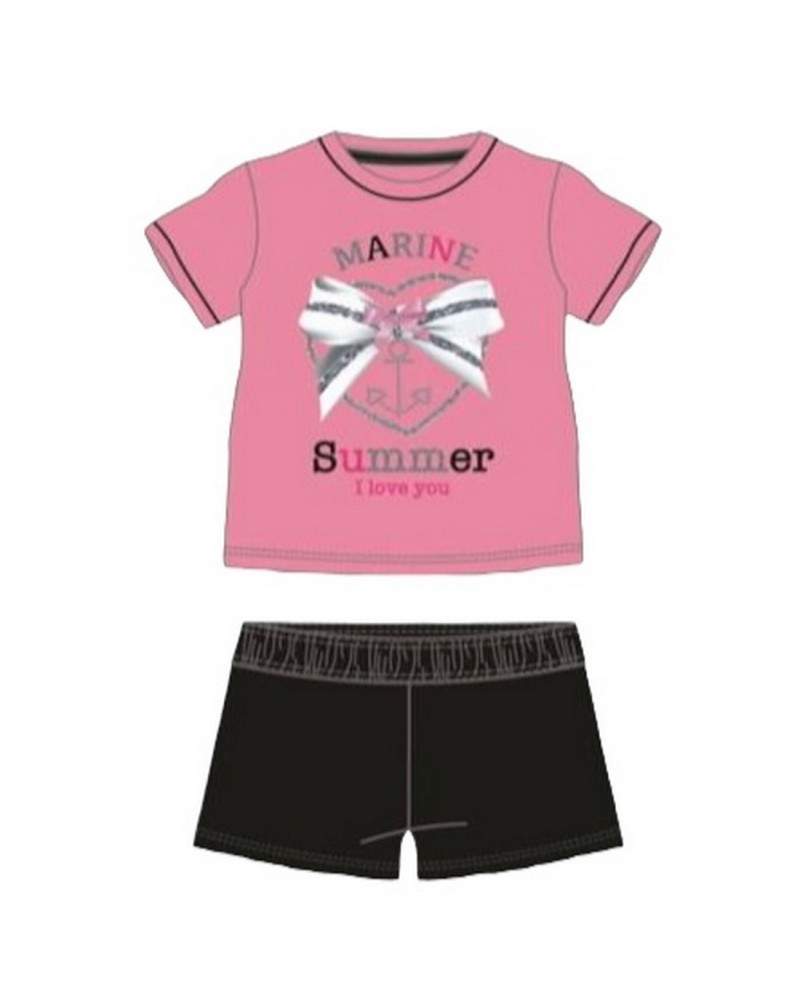 Completino Bimba Cotone Corto Young Stars