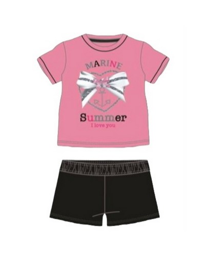 Completino Bimba Cotone Corto Young Stars