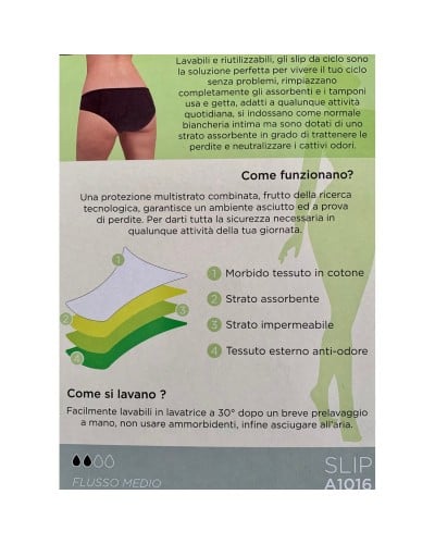Slip Donna Da Ciclo Flusso Medio In Tessuto Tecnico Aris
