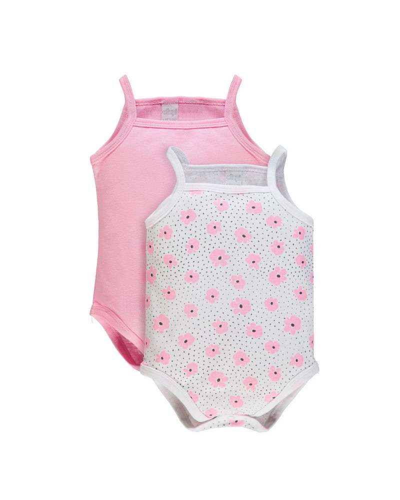 Body Neonata Cotone Spallina Stretta Ellepi Confezione 6 Pezzi