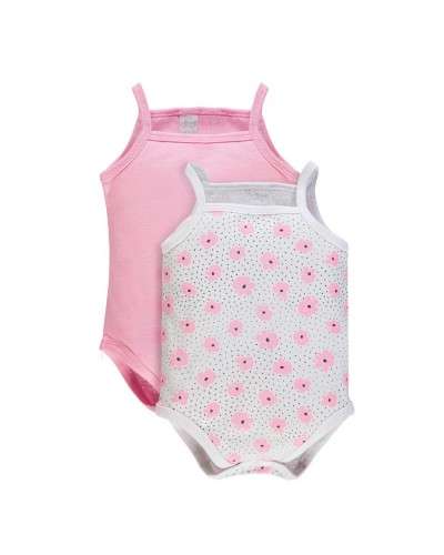 Body Neonata Cotone Spallina Stretta Ellepi Confezione 6 Pezzi