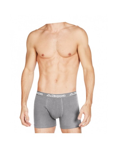 Boxer Uomo Kappa Cotone Bielastico Confezione 3 Pezzi