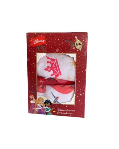 Slip Bambina Cotone Natale Disney Confezione 3 Pezzi