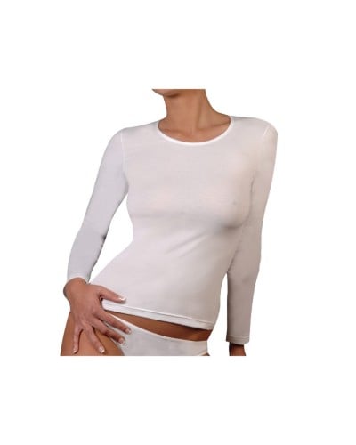 Maglia Donna Manica Lunga Cotone Caldo Girogola Kappa