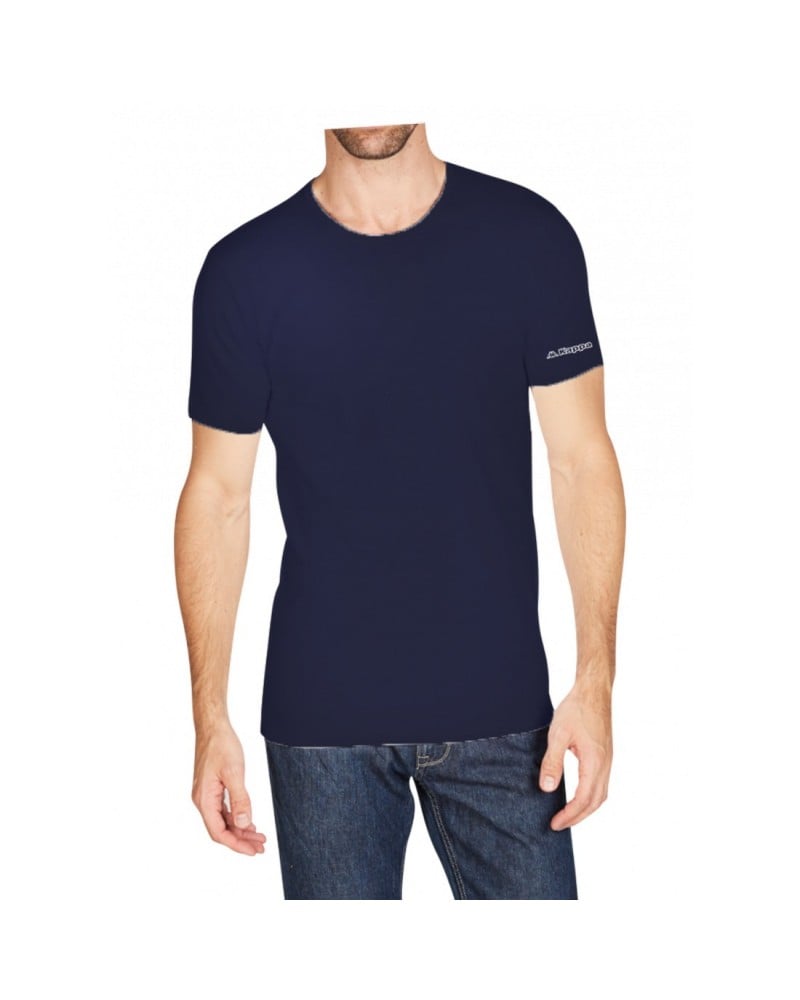 T-shirt Maniche Corte Uomo Cotone Esternabile Kappa