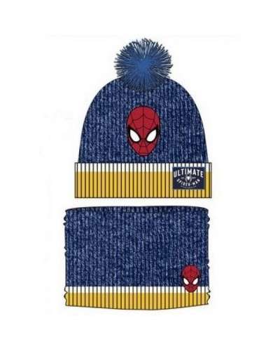 Cappello E Scaldacollo Bimbo In Lanetta Spiderman