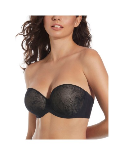 Reggiseno Coppa C Senza Spalline Con Ferretto A Fascia Alta Incrociata Selene